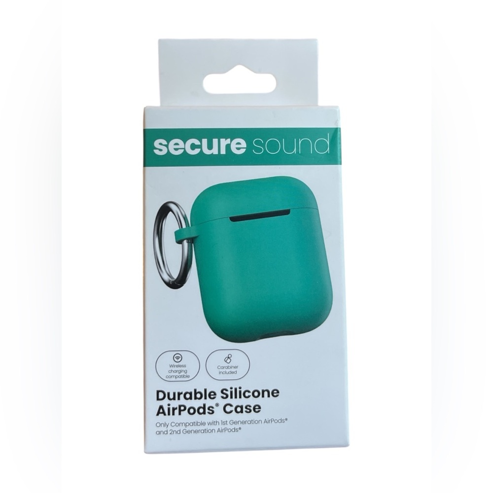 Secure Sound Teal AirPods Case